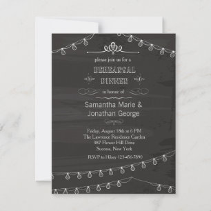 Summer Hanging Lights Invitation