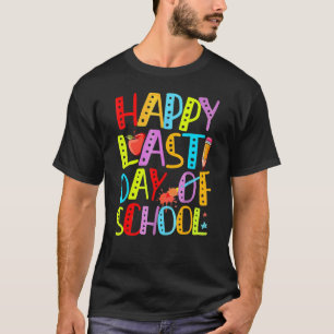 Summer Happy Last Day Of School Boys Girls Kids T-Shirt