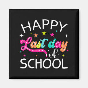Summer Happy Last Day Of School For Kids Girls Magnet