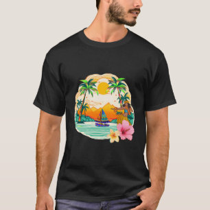 Summer Hawaiian Hula Dancer Women Hawaii Vacation T-Shirt