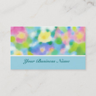 Summer Haze Floral Business Card