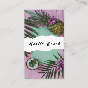 Summer Health Coach Business Card