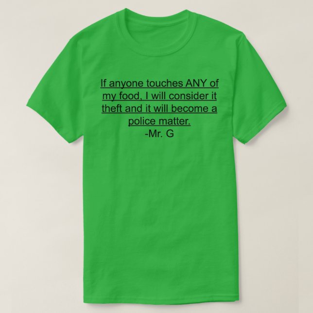 Summer Heights High Mr T-Shirt (Design Front)