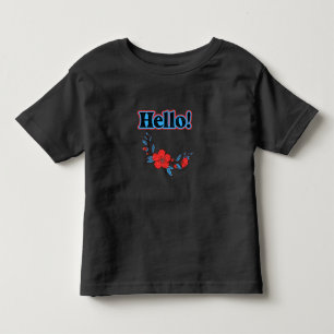 Summer  Hello Flower Toddler T-Shirt