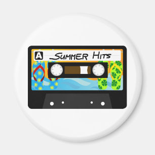 Summer Hits Tape Magnet