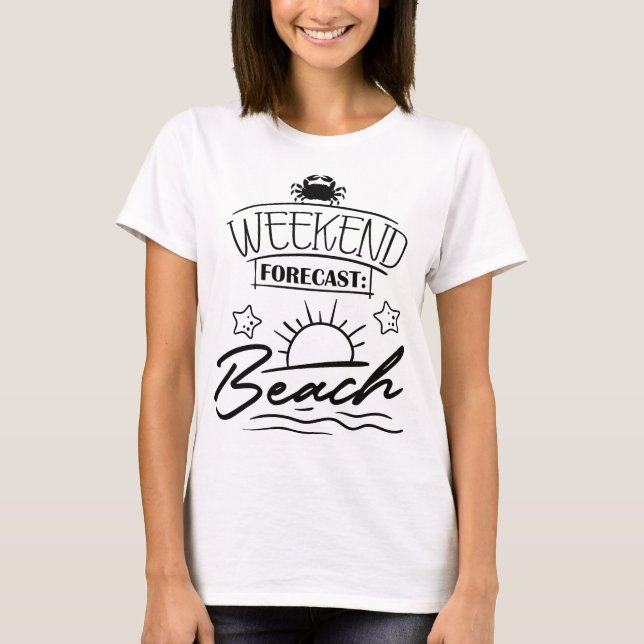Summer Holiday Beach Gift T-Shirt (Front)