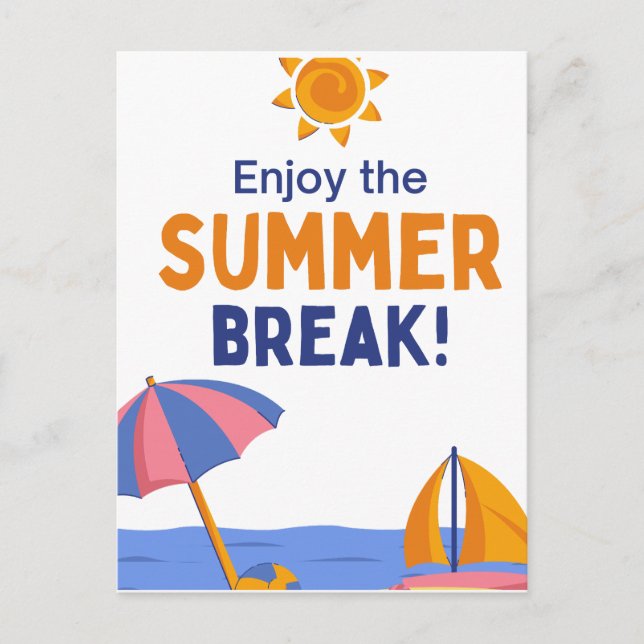 summer holiday postcard (Front)