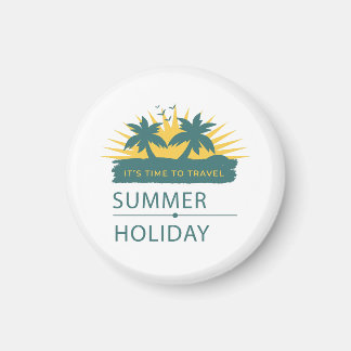Summer Holiday Vacation Landscape Magnet