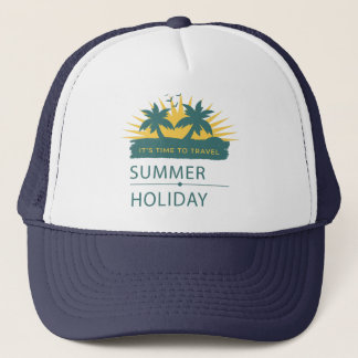Summer Holiday Vacation Landscape Trucker Hat