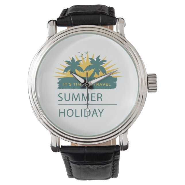 Summer Holiday Vacation Landscape Watch (Front)