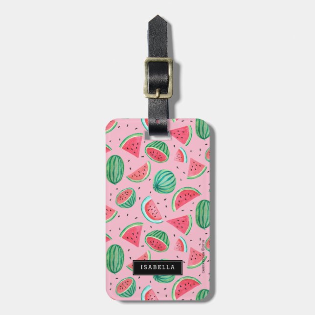 Summer Holiday | Watermelon Fruit | Luggage Tag (Front Vertical)