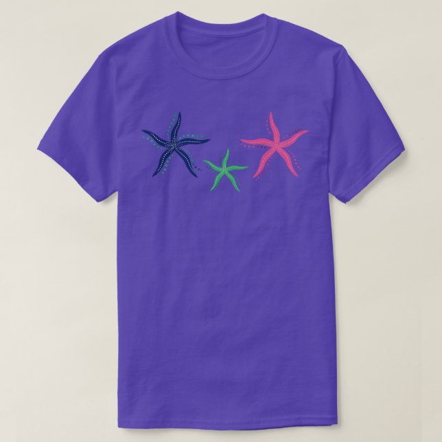 Summer holidays with starfish T-Shirt (Design Front)