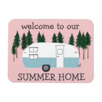SUMMER HOME Camper Trailer RVing Whimsical
