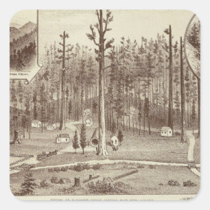 Summer Home, Lewis residence Square Sticker