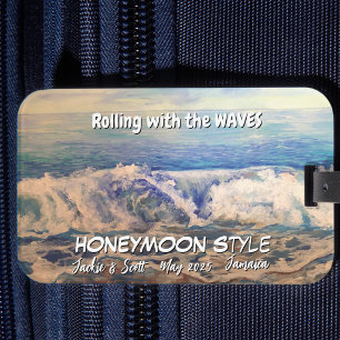 Summer HONEYMOON Cruise PERSONALIZE Luggage Tag
