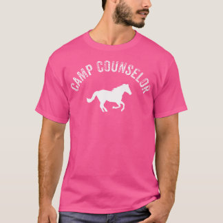 Summer Horse Camp Staff Counsellor Men Women Adult T-Shirt