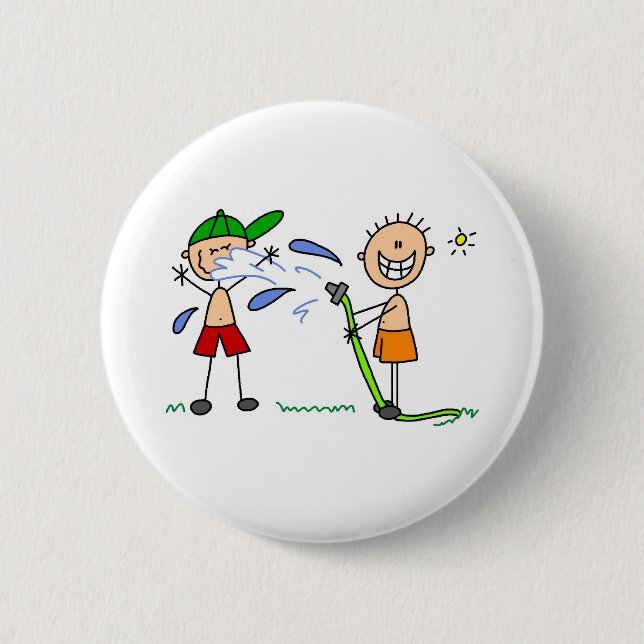 Summer Hose Fight Button (Front)
