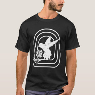 Summer Hummingbird With Flowers Colibri bird Owner T-Shirt