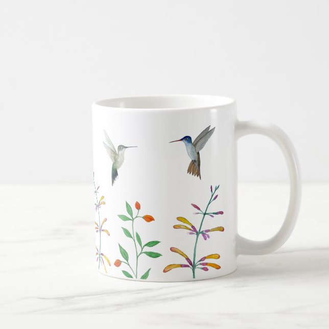 Summer Hummingbirds Coffee Mug (Right)