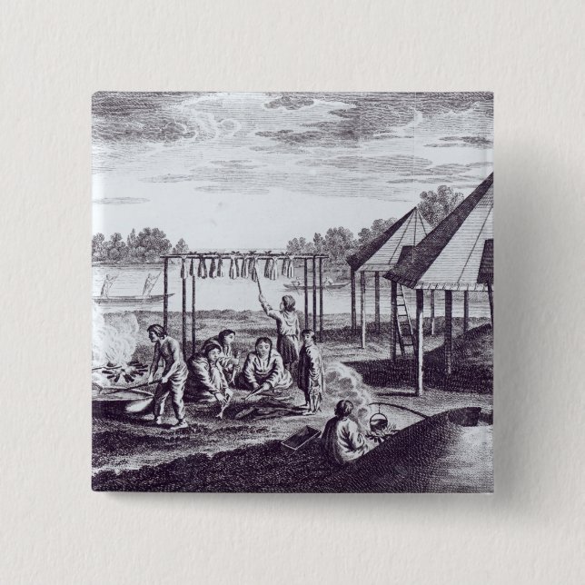 Summer Huts 15 Cm Square Badge (Front)