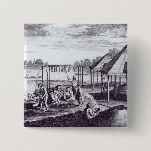 Summer Huts 15 Cm Square Badge