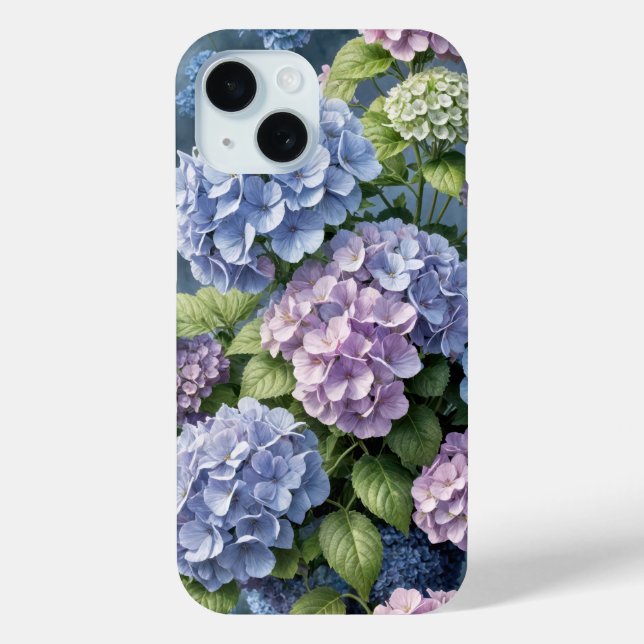 Summer Hydrangea Garden Case-Mate iPhone Case (Back)