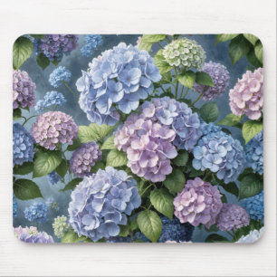 Summer Hydrangea Garden Mouse Mat