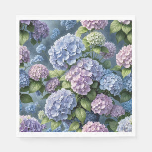 Summer Hydrangea Garden Napkin