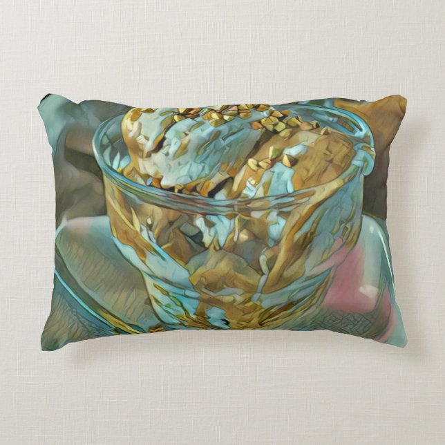 Summer ice cream cone decorative cushion (Front)