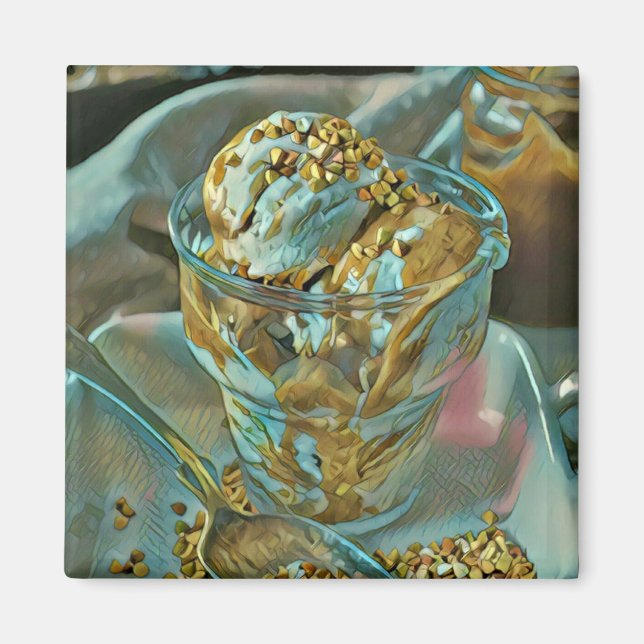 Summer ice cream cone magnet (Front)