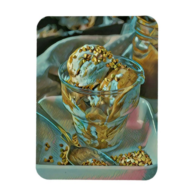 Summer ice cream cone magnet (Vertical)