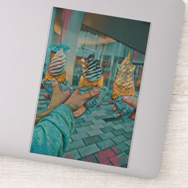 Summer ice cream lovers (Detail)