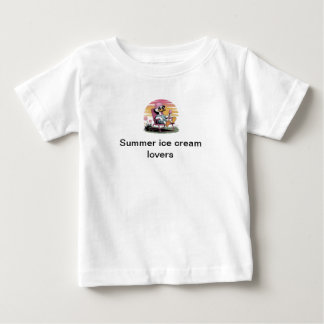 Summer ice cream lovers baby T-Shirt
