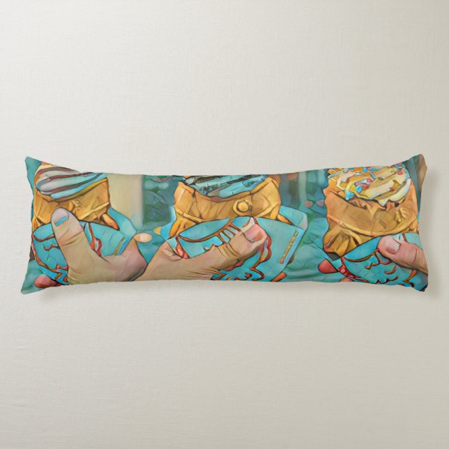 Summer ice cream lovers body cushion (Front)