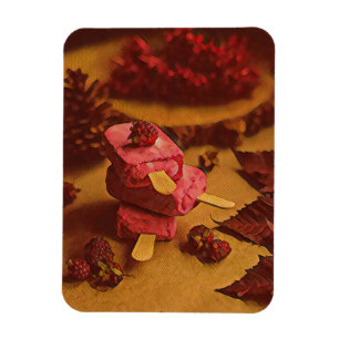 Summer ice cream lovers magnet