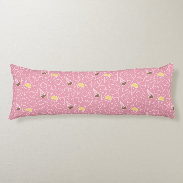 Summer Ice Cream Pattern Body Cushion (Front)