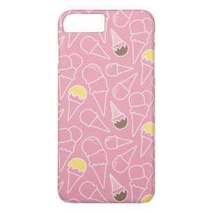 Summer Ice Cream Pattern iPhone 8 Plus/7 Plus Case