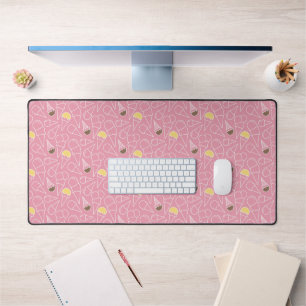 Summer Ice Cream Pattern Desk Mat