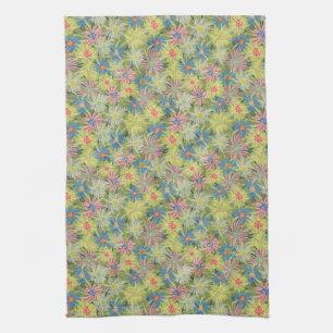 Summer Ice Plant botanical Tea Towel