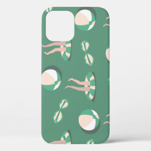 Summer Icons: Vintage Seamless Repeat iPhone 12 Case