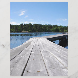 Summer idyll on a lonely Swedish fjord