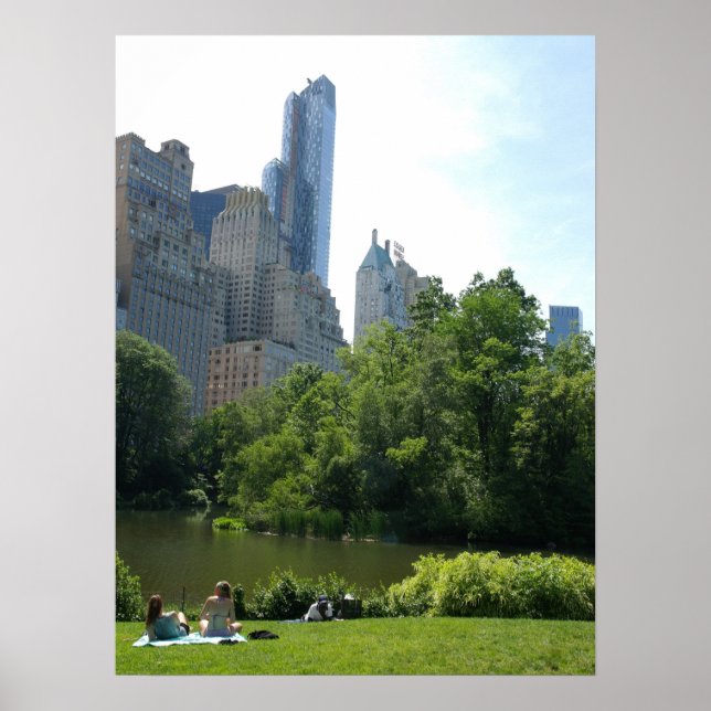 Summer in Central Park - New York City - Poster (Front)