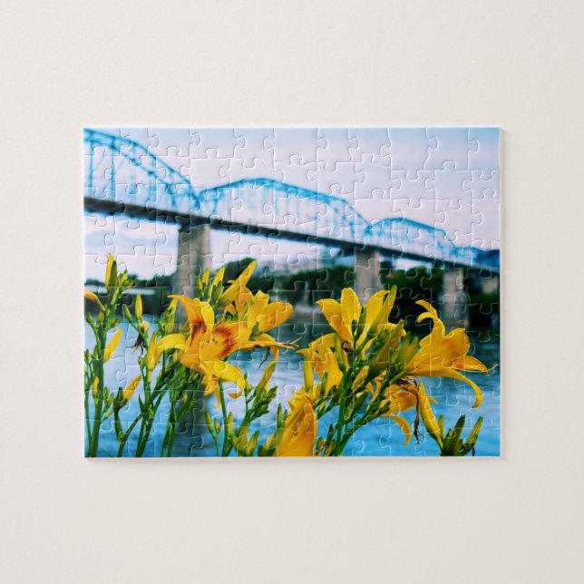 Summer in Chattanooga - Walnut Street Bridge 8x10 Jigsaw Puzzle (Horizontal)