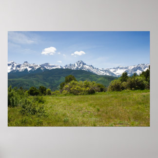 Summer in Colorado's San Juan Mountains Poster