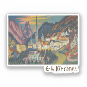 Summer in Davos by E.L. Kirchener (1925)