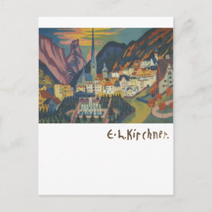 Summer in Davos by E.L. Kirchener (1925) Postcard