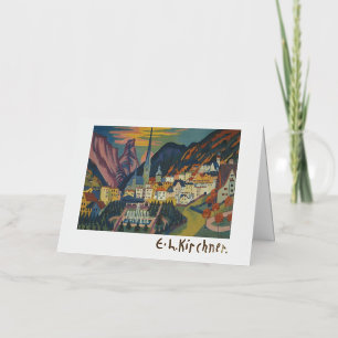 Summer in Davos by E.L. Kirchener (1925) Postcard