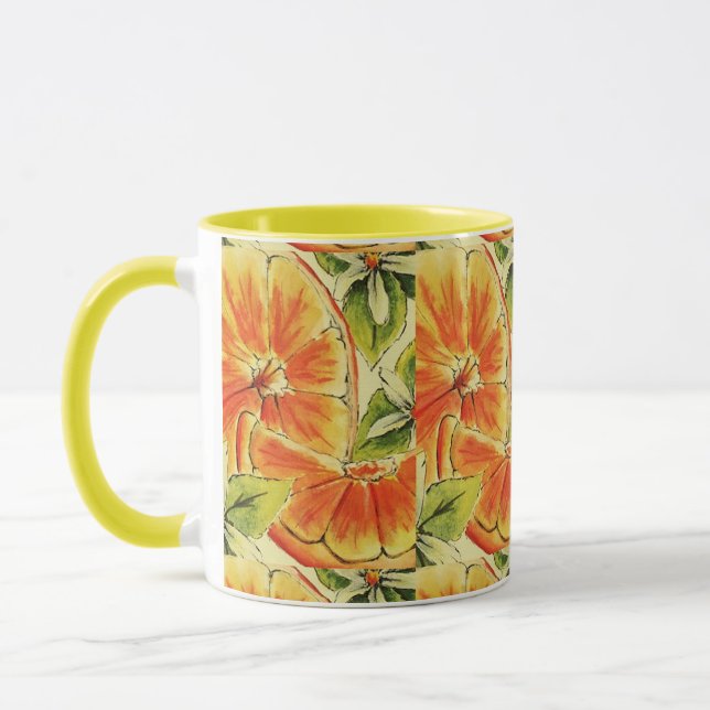 summer in full bloom mug (Left)