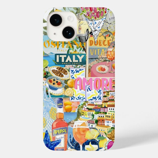 Summer In ITALY, Fruity European Summer Case-Mate iPhone Case (Back)