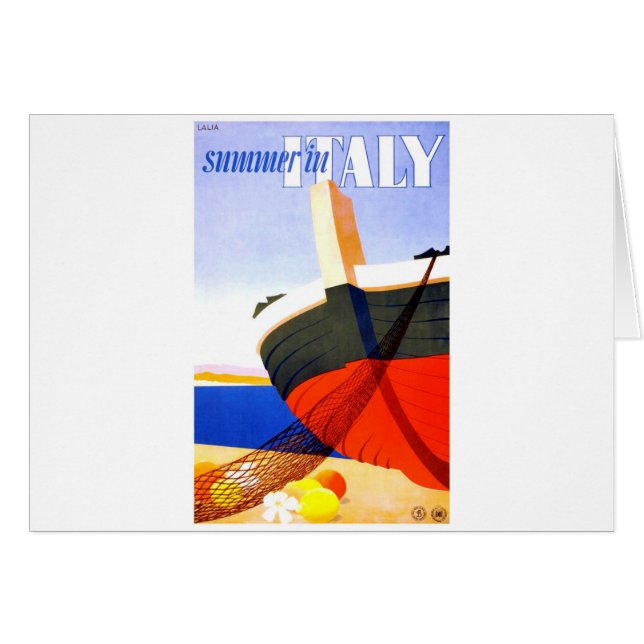 Summer in Italy Vintage Travel (Front Horizontal)